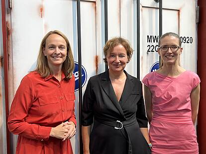 Deschka / Laudon / Gersch v.l.n.r.: Ursula Clara Deschka (ERGO Deutschland AG), Sirka Laudon (AXA Konzern AG), Laura Gersch (Allianz Versicherungs-AG)