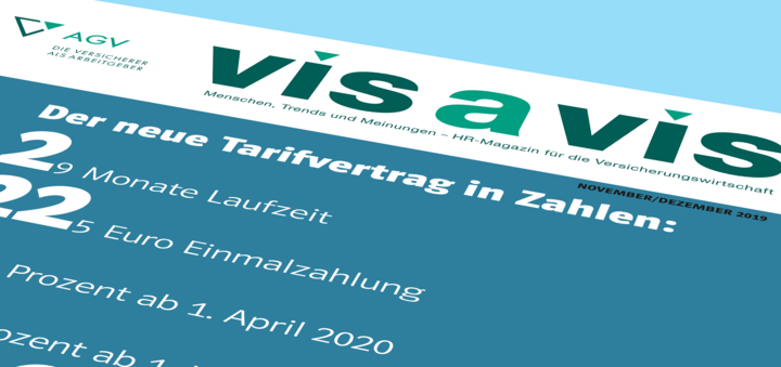 Titelblatt des vis a vis 11/12 2019