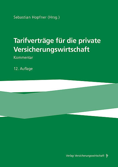 Cover des Kommentars zu den Tarifverträgen für die private Versicherungswirtschaft