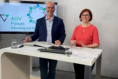 Dr. Michael Gold und Olga Worm