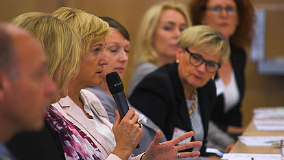 Diskussionsrunde des zweiten AGV-Gesundheitsforums