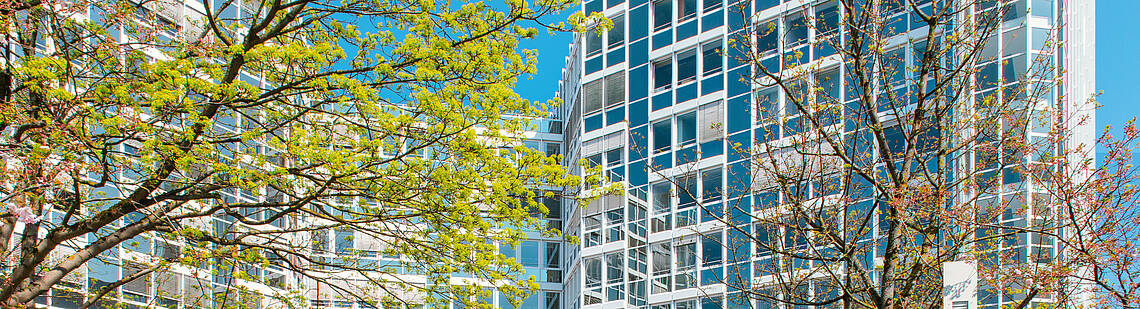 Fassade des AGV-Bürogebäudes