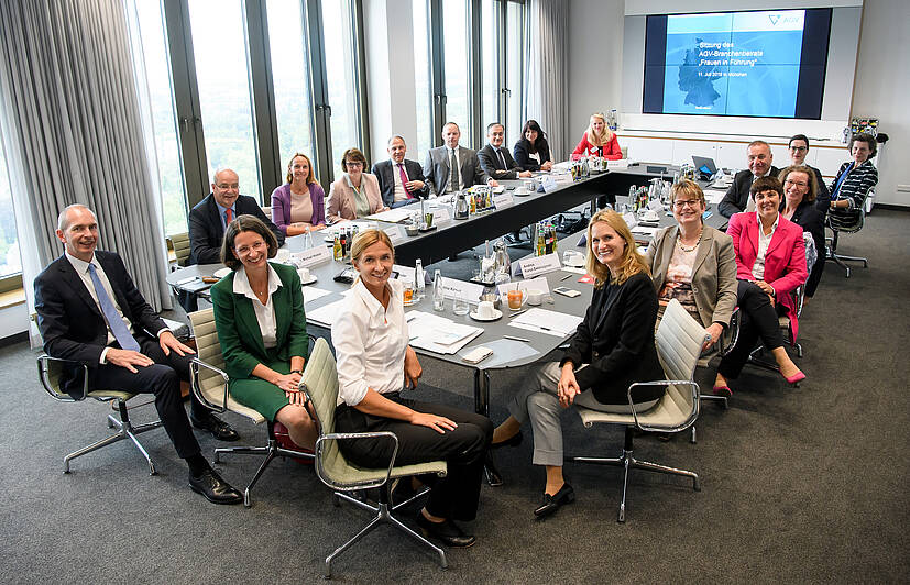 Gruppenbild AGV-Frauen-Branchenbeirat 2018