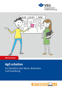 Titelblatt Broschüre agil arbeiten