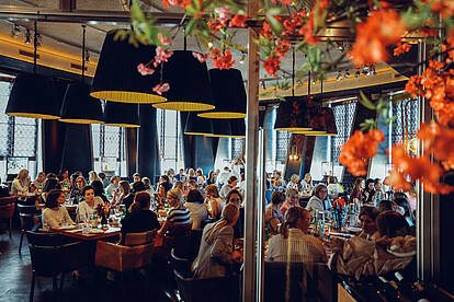 Teilnehmerinnen beim Netzwerk Dinner