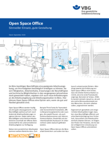 Faktenblatt Open Space Office