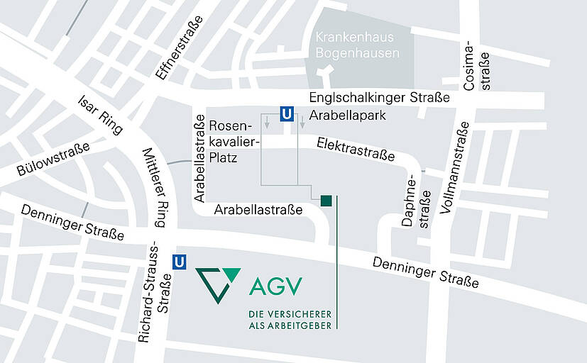 Grafik der Anfahrtsskizze